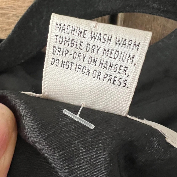 Vintage Abraxas 80's /90's Nylon Black Shell Jacket Size Small EUC - Picture 7 of 7